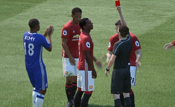 VIDEO: FIFA 17 muestra la tarjeta roja más extraña de la historia