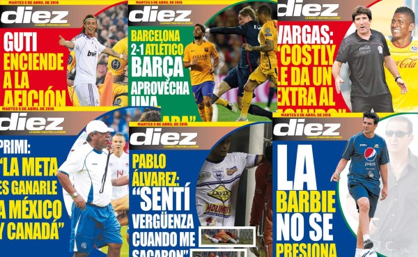 Las portadas digitales de DIEZ del martes 5 de abril del 2016