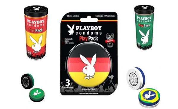 Playboy saca a la venta preservativos para el Mundial de Brasil