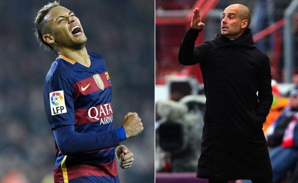 Neymar admira a Guardiola y le gustaría trabajar con él