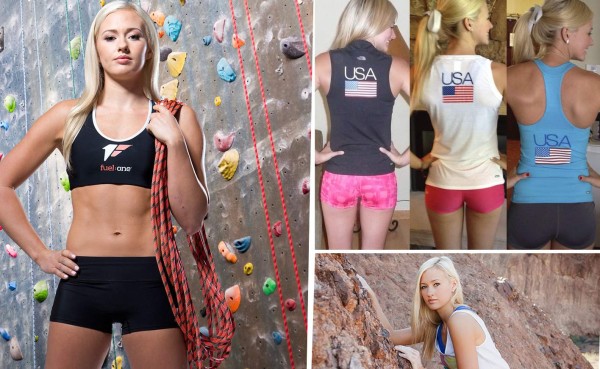 ¡Ella es la escaladora más bonita y sensual del momento!