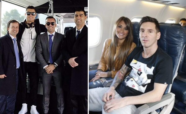 VIDEO: Así ha sido el viaje a Zúrich de Cristiano, Neymar y Messi