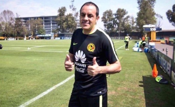 Cuauhtémoc Blanco entrena con el América para juego de despedida