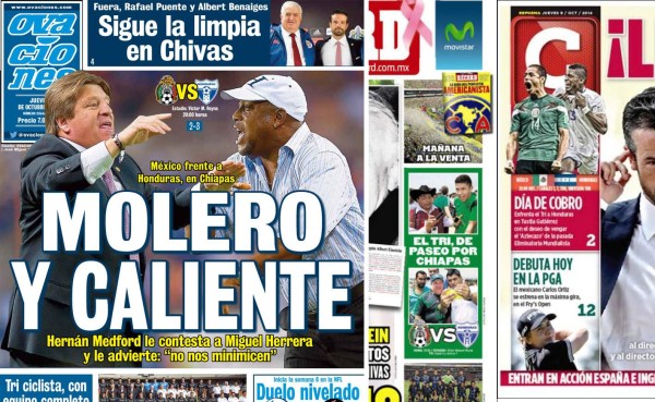 Prensa mexicana: 'Pesadillas catrachas del Tri'