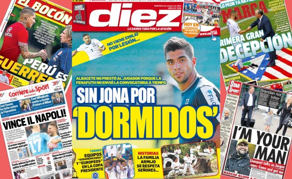 Las portadas deportivas más importantes por el mundo
