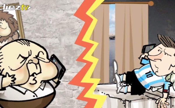 DIEZ-CÓMICS: Rafael Ferrari le pide disculpas a Messi por salir lesionado ante Honduras