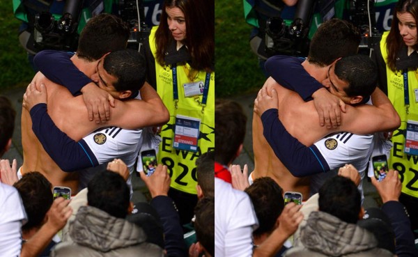 VIDEO: El abrazo del pacto entre Cristiano y su hermano