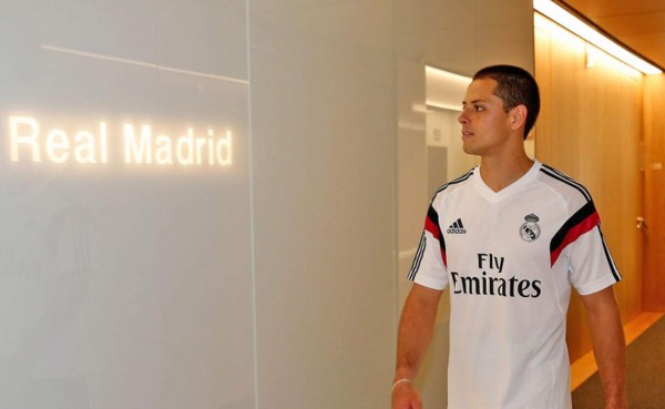 Chicharito recorrió las instalaciones del Real Madrid
