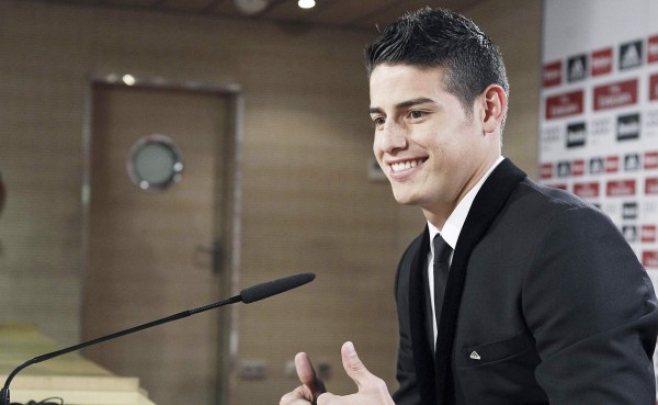 James Rodríguez: 'En el Real Madrid podría jugar hasta con el número cien'