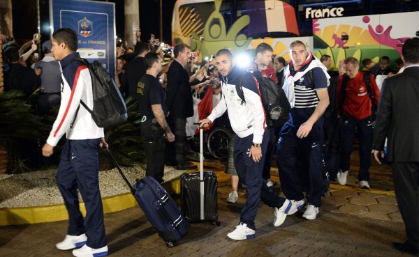 Francia arriba a Brasil pensando en su debut ante Honduras