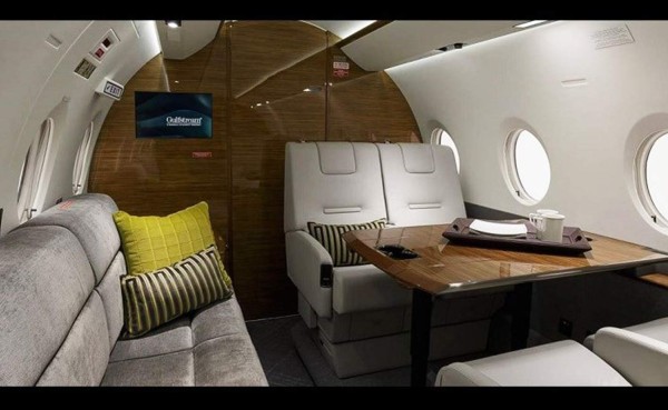 El nuevo y privado jet de Cristiano Ronaldo: Gulfstream G200