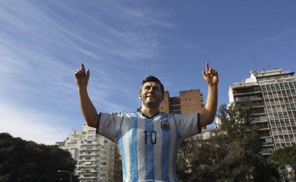 Messi ya tiene su estatua en Argentina