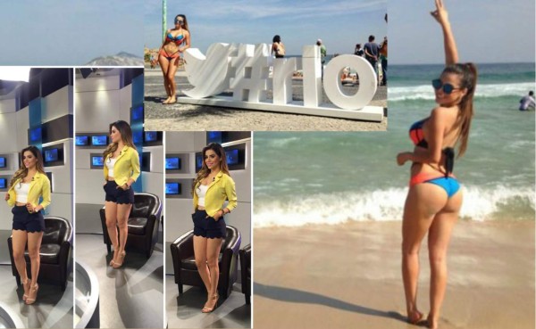 Pamela Longoria, la periodista más ¡candente! de los Juegos Olímpicos de Río 2016