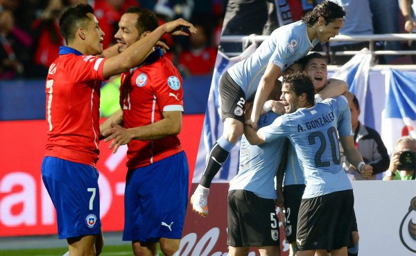 Chile-Uruguay, primer juego definido de cuartos en Copa América