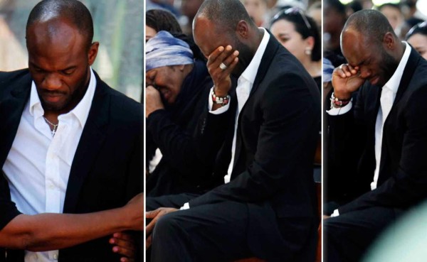 Así fue el sufrimiento de David Suazo y su familia en el último adiós a su padre