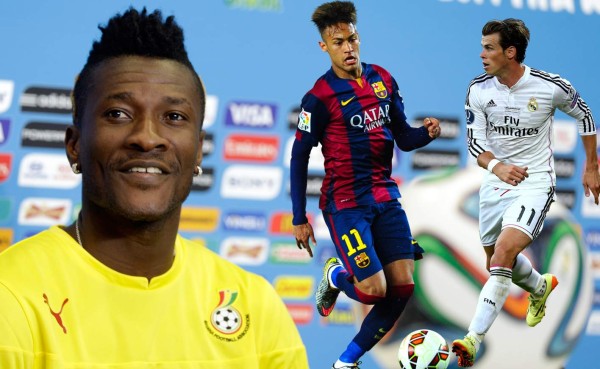 El ganhés Asamoah Gyan será mejor pagado que Neymar y Bale