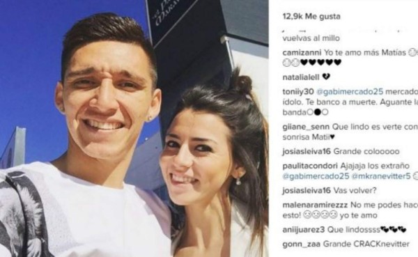 Futbolista argentino presenta a su novia y recibe comentarios inesperados en Instagram