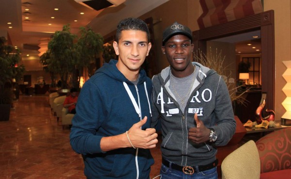 Rubilio Castillo y Jhonny Leverón, los primeros en arribar a Houston