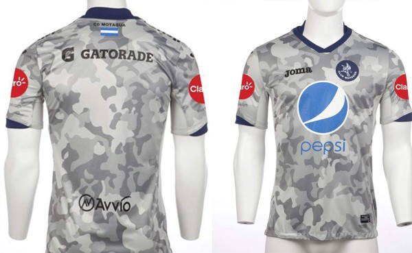 Motagua presenta uniforme con tintes militares