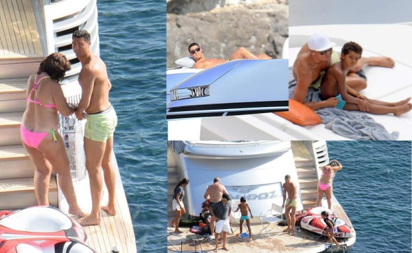 FOTOS: Así pasa sus vacaciones en Ibiza Cristiano Ronaldo