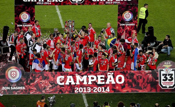 Benfica se proclama campeón en la Liga de Portugal