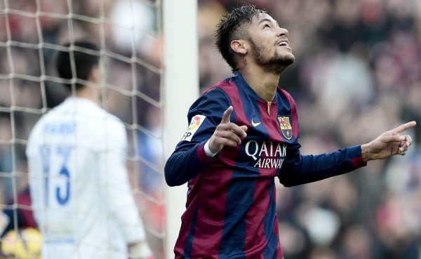 El 'raro' gol de Neymar ante el Levante&nbsp;