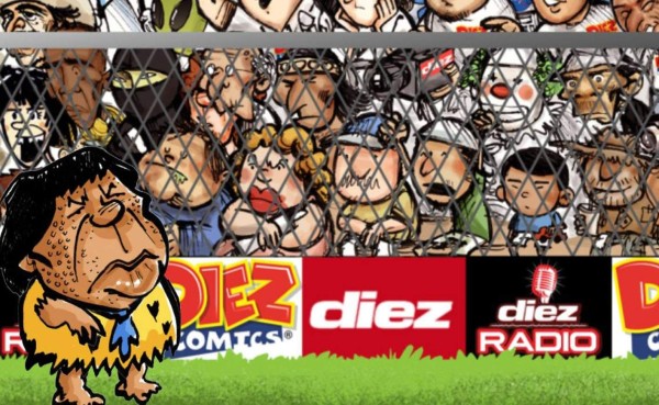 DIEZ CÓMICS: Primi Maradiaga hace enojar a Diego Vázquez