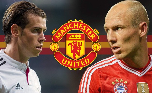 Bale y Robben están en la mira del Manchester United