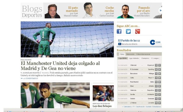 Prensa internacional habla de 'ridículo' la no llegada de De Gea al Real Madrid