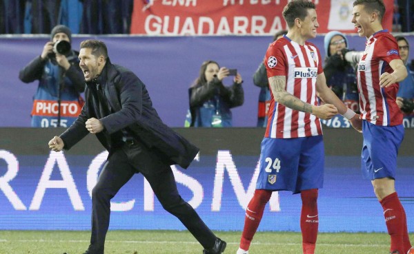 VIDEO: La locura del Cholo Simeone tras clasificar a cuartos