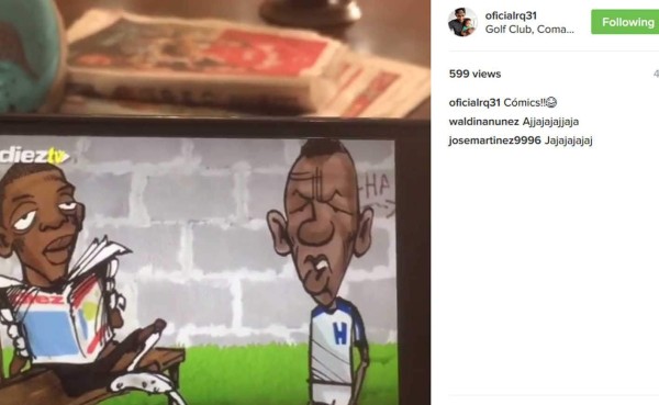 VIDEO: Romell Quioto, disfruta de los Diez Comics, y lo publica en su cuenta de instagram