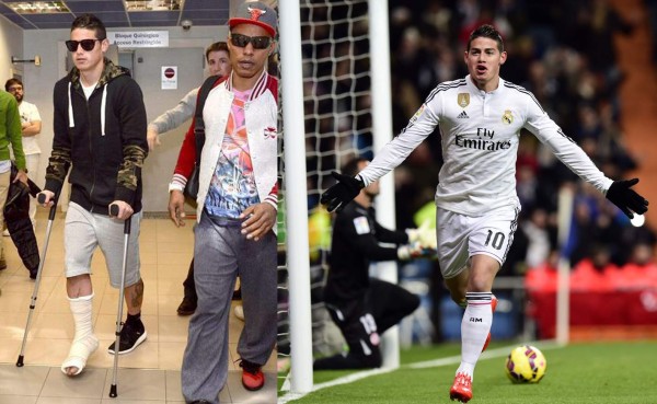 James Rodríguez fue operado con éxito de fractura en pie