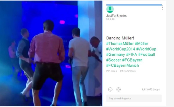 VIDEO: Muller desmuestra que no es habilidoso con el baile
