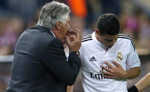 Ancelotti: 'No puedo pedir a James lo que a Di María'