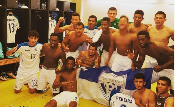 VIDEO: La eufórica celebración de la Selección de Honduras desde el camerino del Mineirao