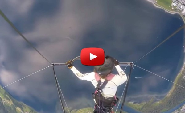 VIDEO: Terrorífica caída de un ala delta es grabada en Go Pro
