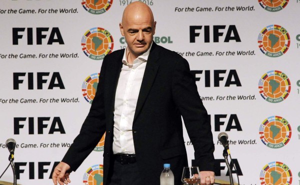 Infantino está a favor del Mundial 2030 en Argentina y Uruguay