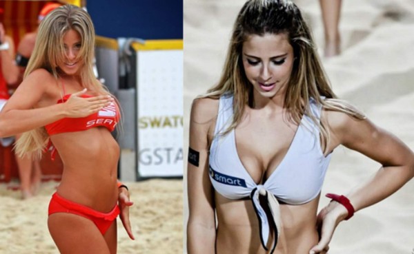 Marta Gotera, la porrista más bella del mundial de fútbol playa en Portugal