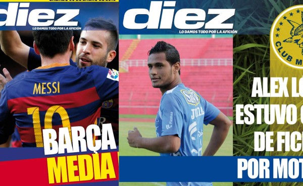 Las portadas digitales de DIEZ de este sábado 30 de enero de 2016
