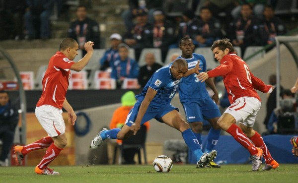 Suiza no pudo con Honduras en Sudáfrica 2010