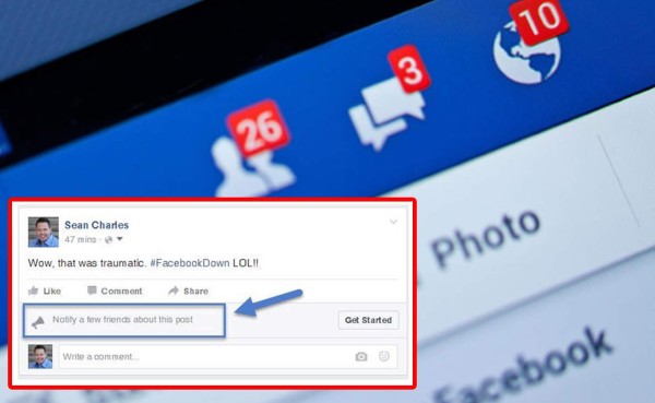 Facebook trabaja en un botón para avisarte de notificaciones