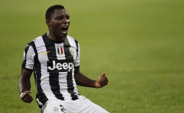 Asamoah, del Juventus, será operado de la rodilla izquierda en Barcelona