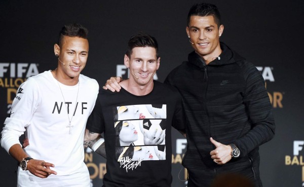 FOTOS: Así fue la divertida conferencia entre Messi, Cristiano y Neymar