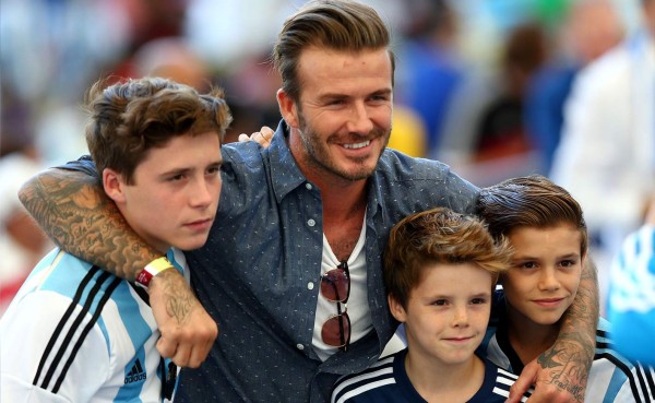 David Beckham: 'Me retiré para convertirme en el taxista de mis tres hijos'