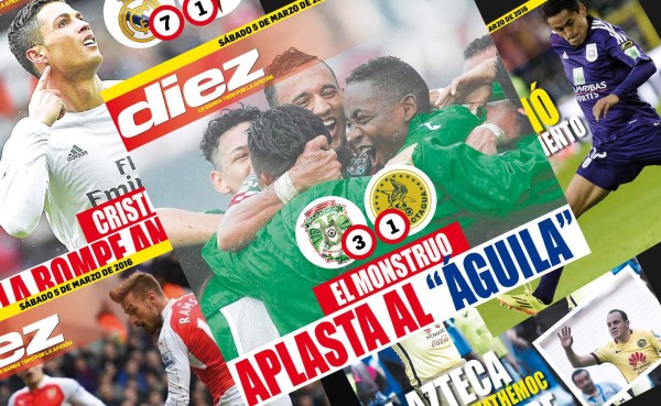 Las portadas digitales de DIEZ para hoy sábado 5 de marzo