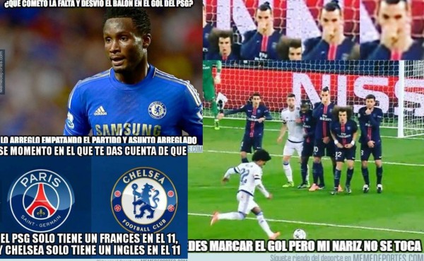 Los mejores memes del PSG-Chelsea en la Champions League