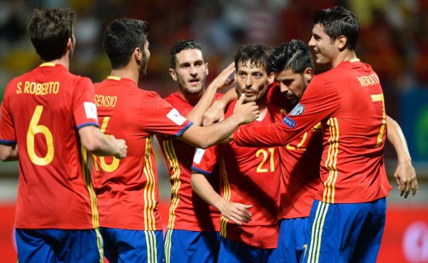 España goleó a Liechtenstein en su primer partido camino a Rusia-2018