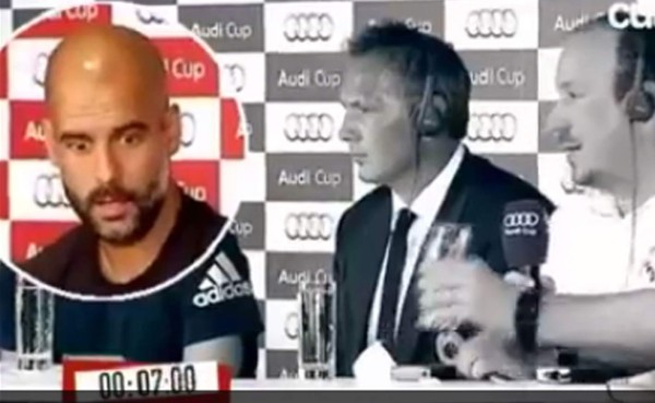 VIDEO: Guardiola luce totalmente 'perdido' en una conferencia de prensa