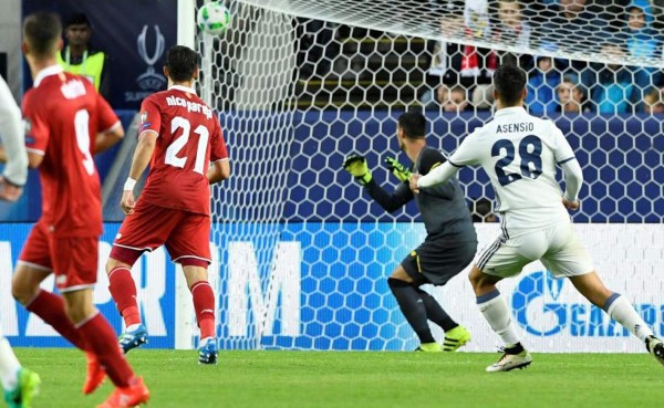 Marco Asensio se luce y marca un golazo para Real Madrid en la Supercopa