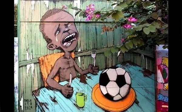 Artista brasileño crea primera imagen viral del Mundial de Brasil 2014
